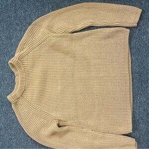 Quince Camel Knit Sweater